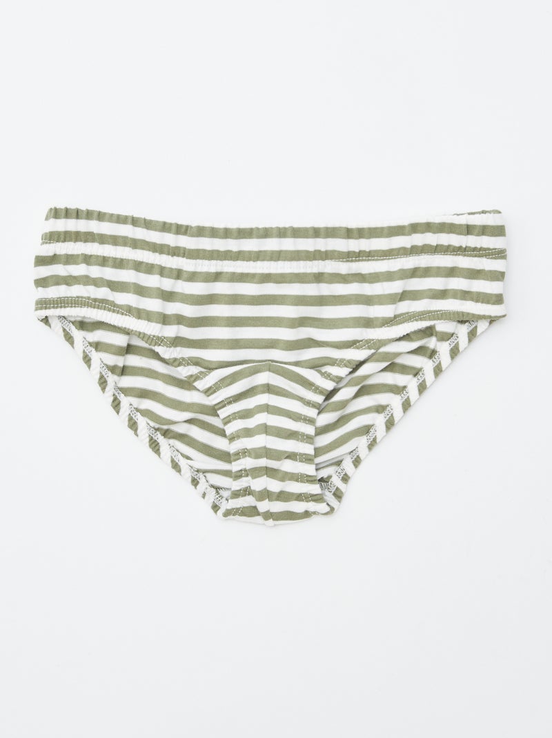 Lote de 7 cuecas estampadas BRANCO - Kiabi