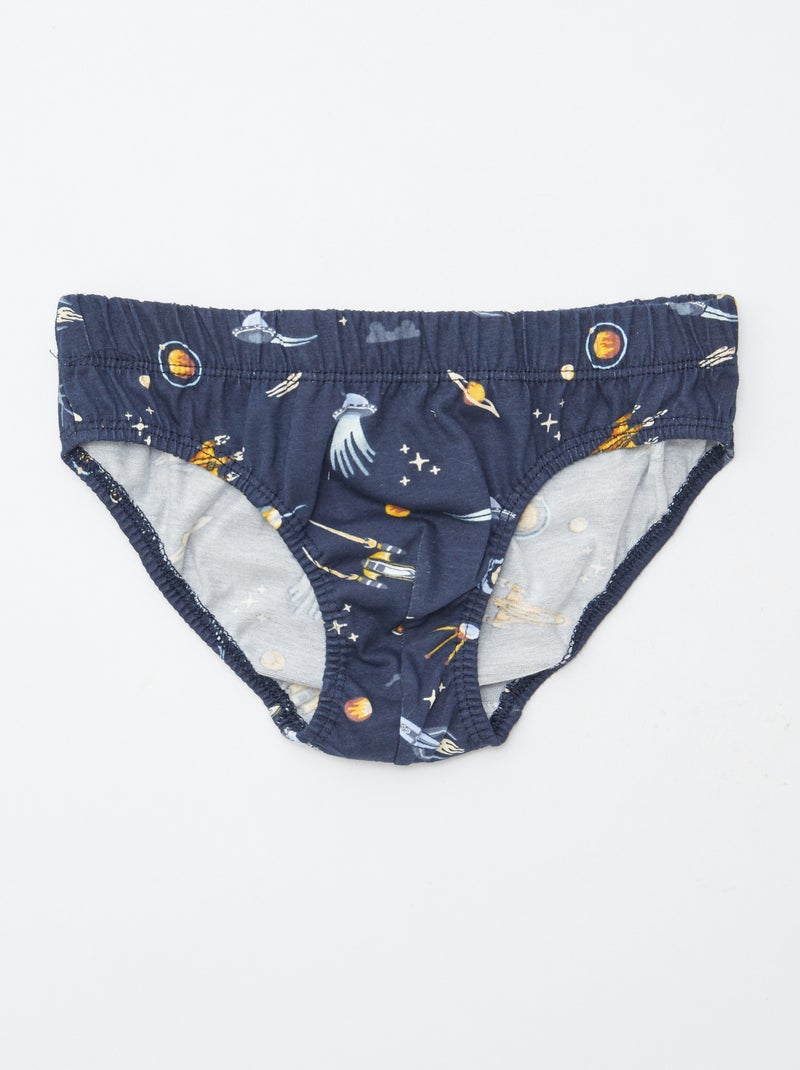 Lote de 7 cuecas estampadas Branco - Kiabi