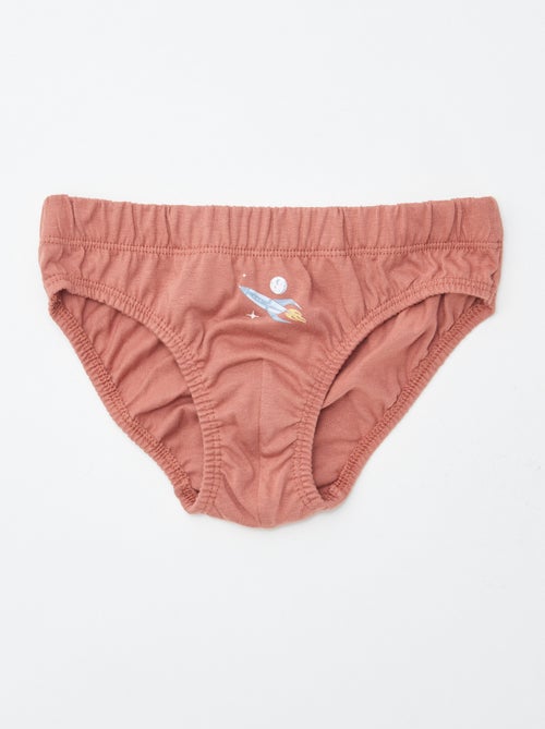 Lote de 7 cuecas estampadas - Kiabi