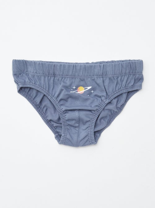 Lote de 7 cuecas estampadas - Kiabi