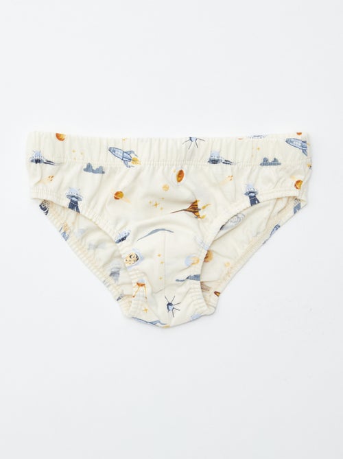 Lote de 7 cuecas estampadas - Kiabi