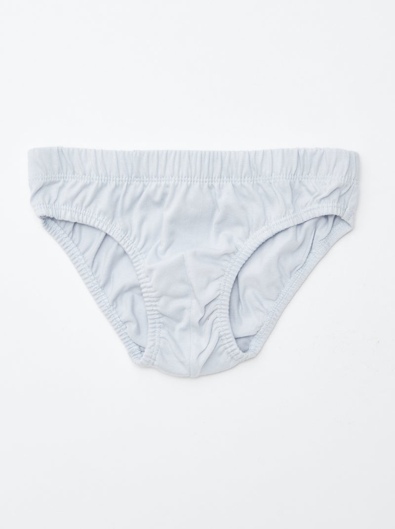 Lote de 7 cuecas estampadas Branco - Kiabi