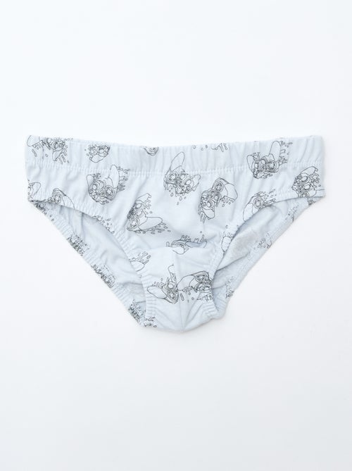 Lote de 7 cuecas estampadas - Kiabi