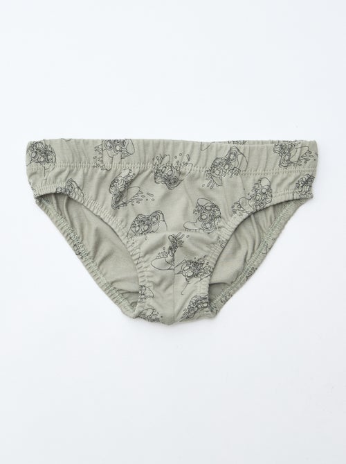 Lote de 7 cuecas estampadas - Kiabi