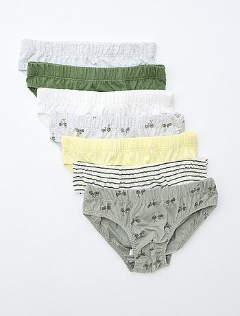 Lote de 7 cuecas estampadas