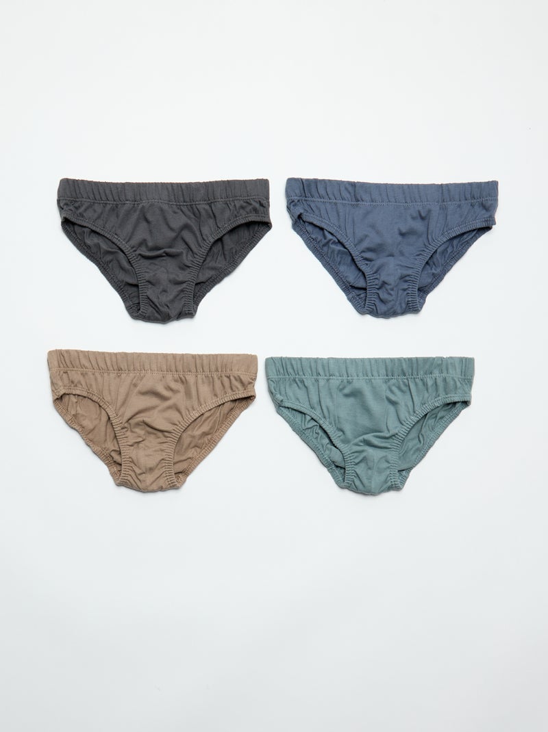 Lote de 7 cuecas estampadas Cinza - Kiabi