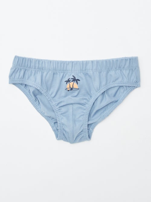 Lote de 7 cuecas estampadas - Kiabi