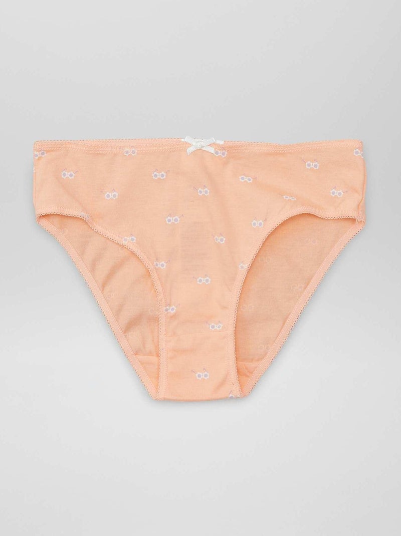 Lote de 7 cuecas LARANJA - Kiabi