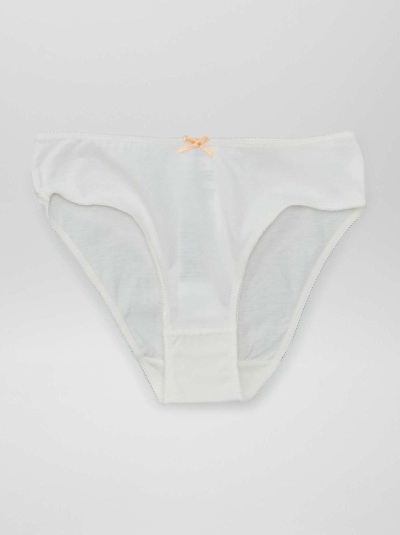 Lote de 7 cuecas LARANJA - Kiabi