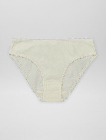 Lote de 7 cuecas para mulher lisas