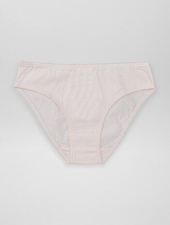 Lote de 7 cuecas para mulher lisas