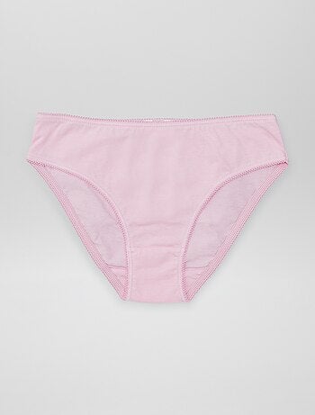 Lote de 7 cuecas para mulher lisas