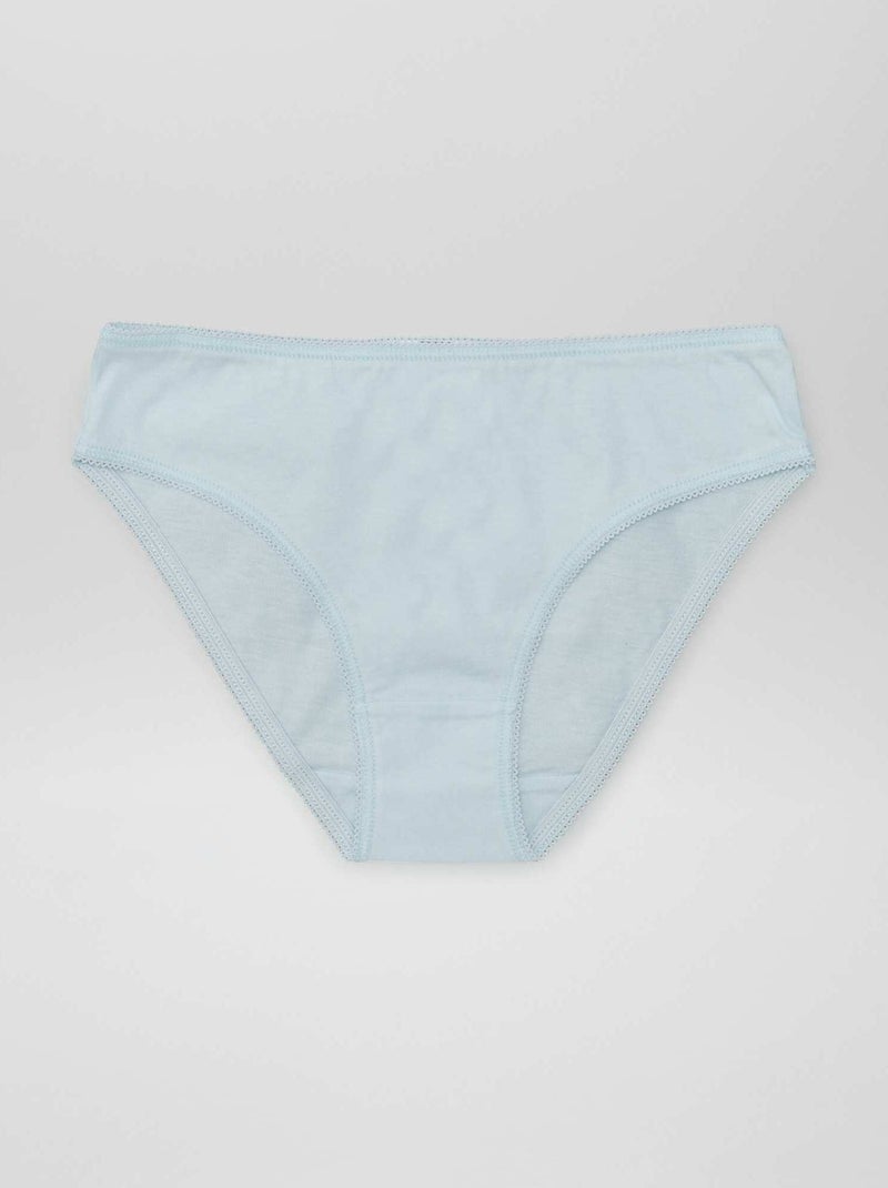 Lote de 7 cuecas para mulher lisas ROSA - Kiabi