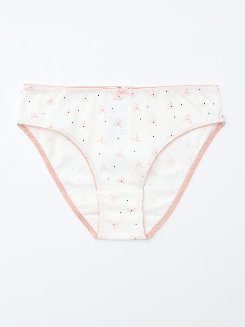 Lote de 7 cuecas Rosa - Kiabi