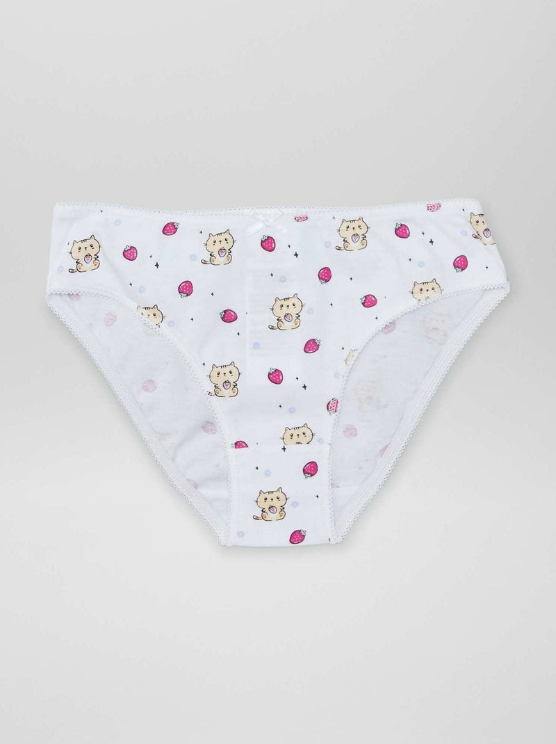 Lote de 7 cuecas ROSA - Kiabi