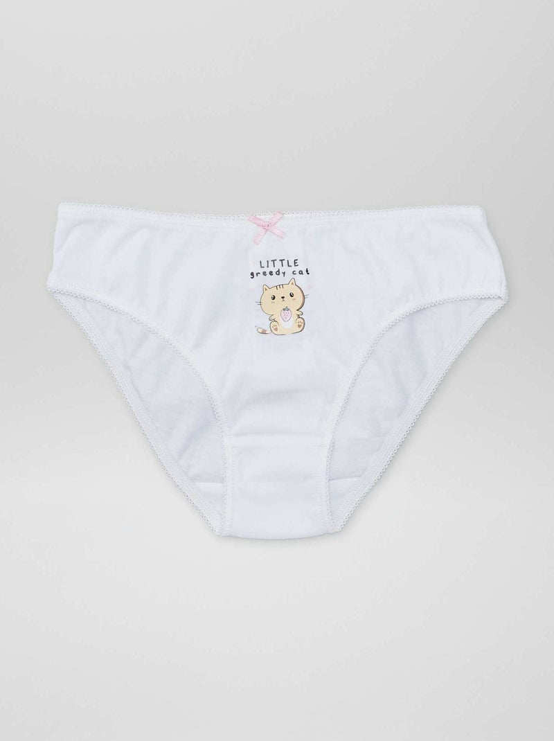 Lote de 7 cuecas ROSA - Kiabi