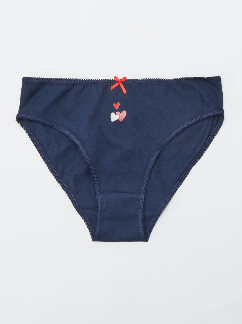 Lote de 7 cuecas ROXO - Kiabi