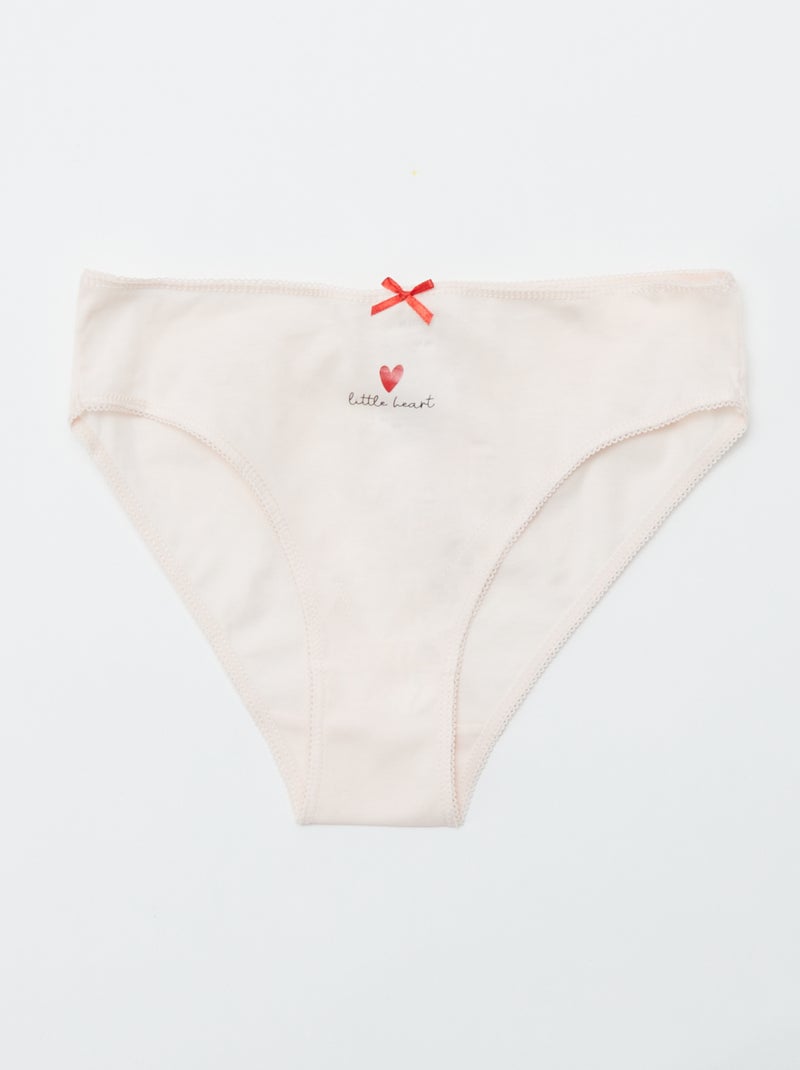 Lote de 7 cuecas ROXO - Kiabi