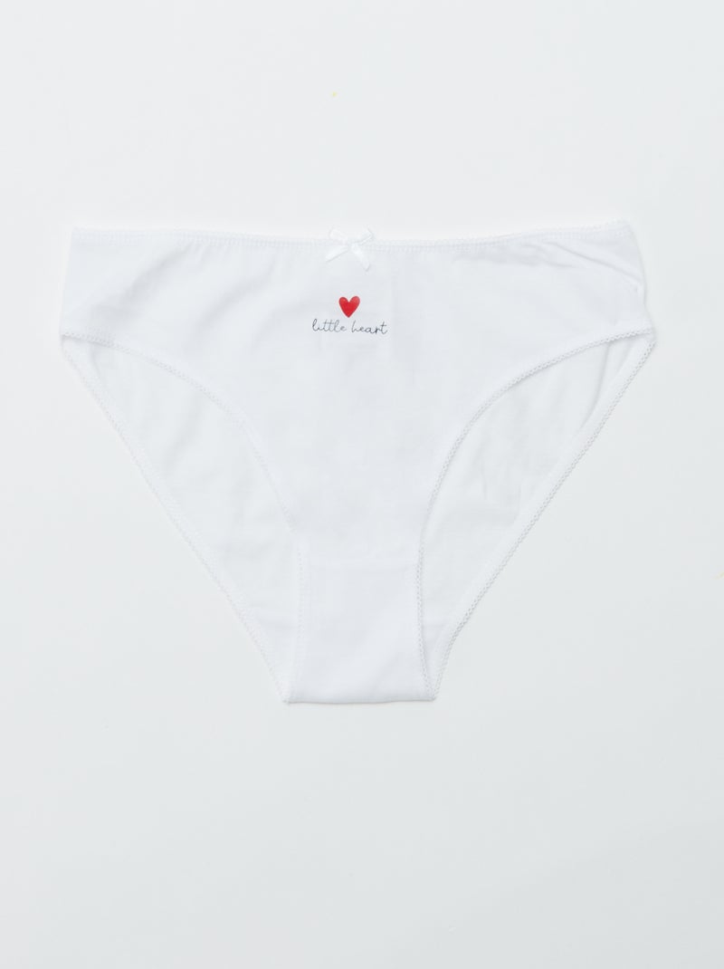 Lote de 7 cuecas ROXO - Kiabi