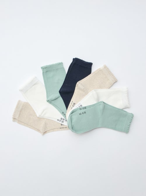 Lote de 7 pares de meias - Kiabi