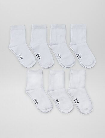 Lote de 7 pares de meias