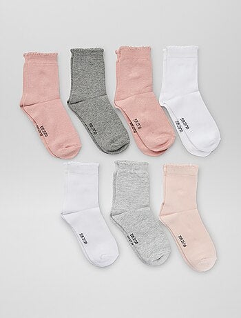 Lote de 7 pares de meias