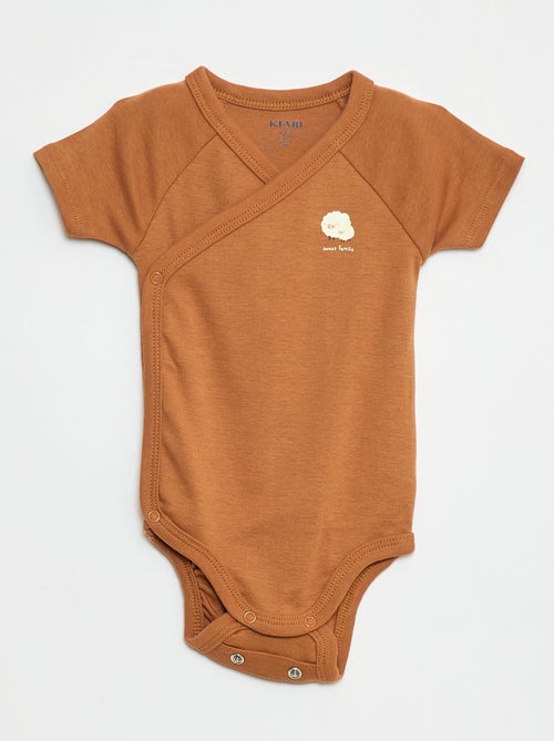 Lote de bodies de manga curta - 3 peças - Kiabi