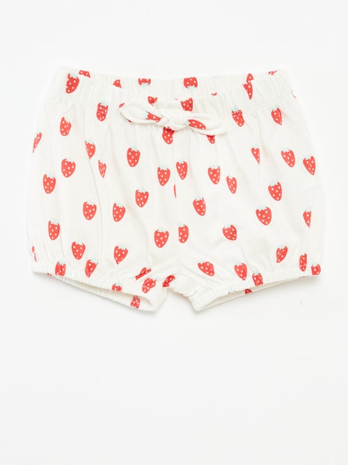 Lote de calções com laços 2 peças - Kiabi