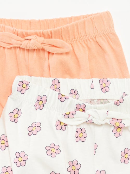 Lote de calções com laços 2 peças - Kiabi