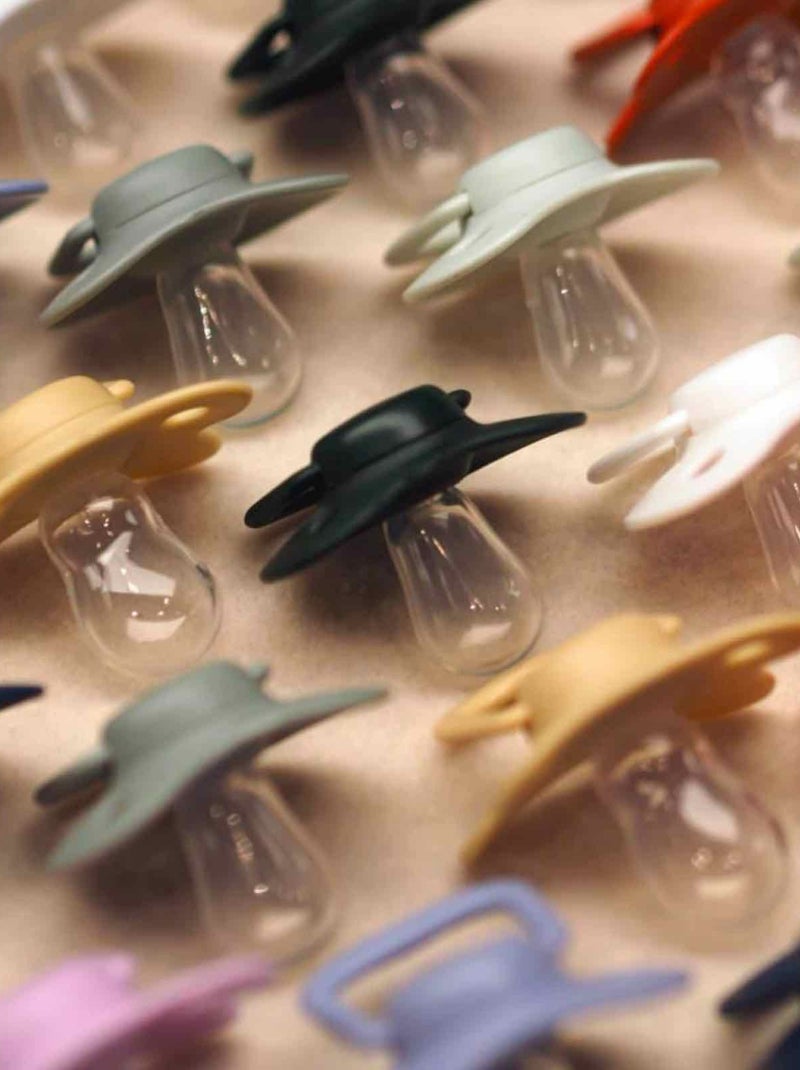 Lote de chuchas anatômicas em silicone | filibabba Azul escuro - Kiabi