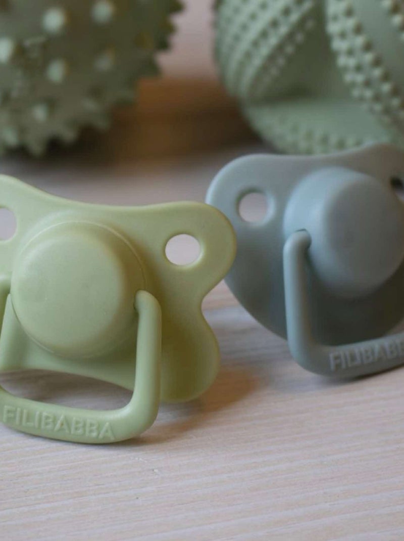 Lote de chuchas anatômicas em silicone | filibabba Cinza - Kiabi