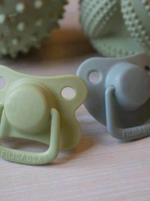 Lote de chupetas anatômicas em silicone | filibabba - Kiabi