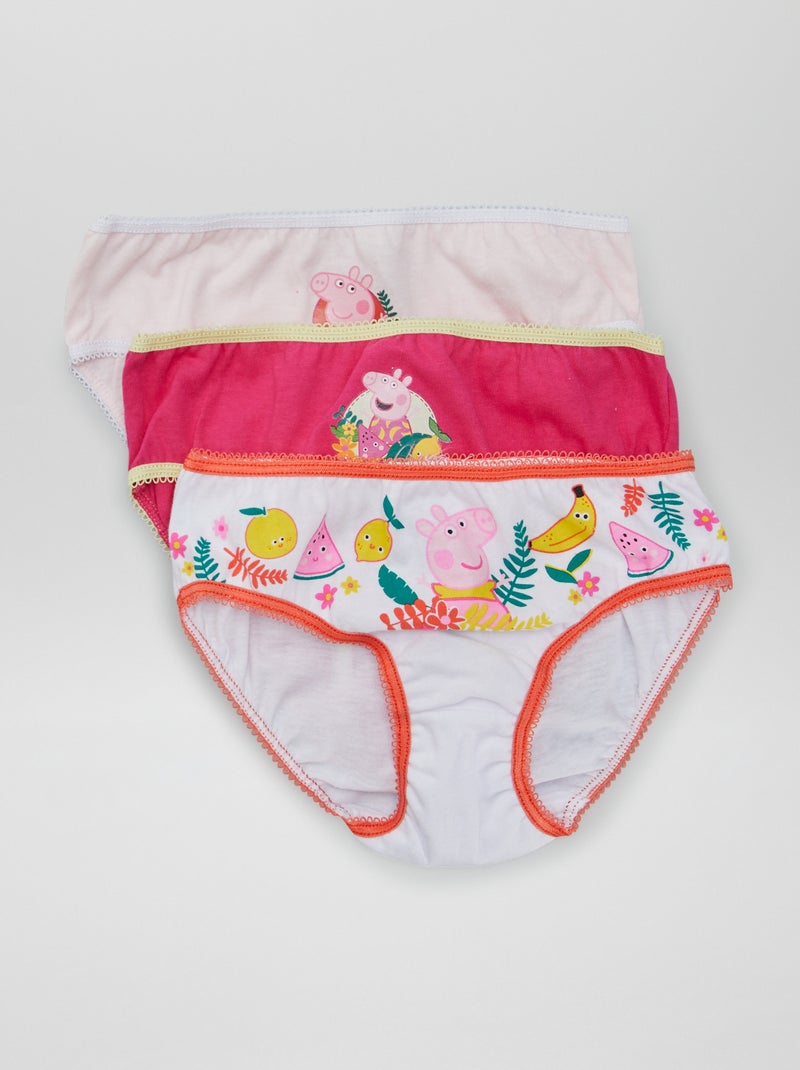 Lote de cuecas 'Porquinha Peppa' ROSA - Kiabi