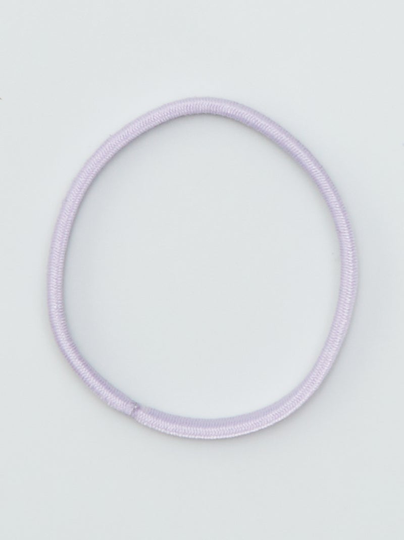 Lote de elásticos planos coloridos ROSA - Kiabi