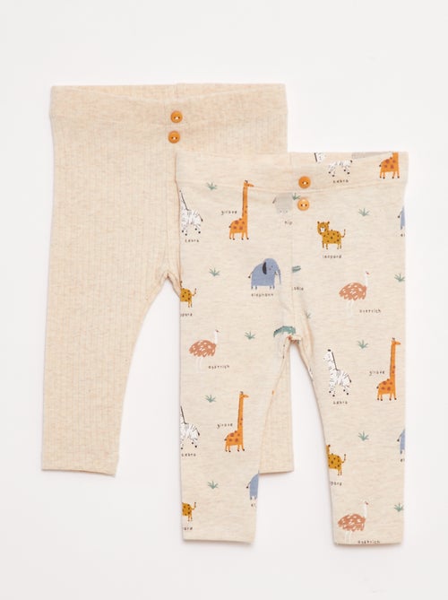 Lote de leggings compridas - Kiabi