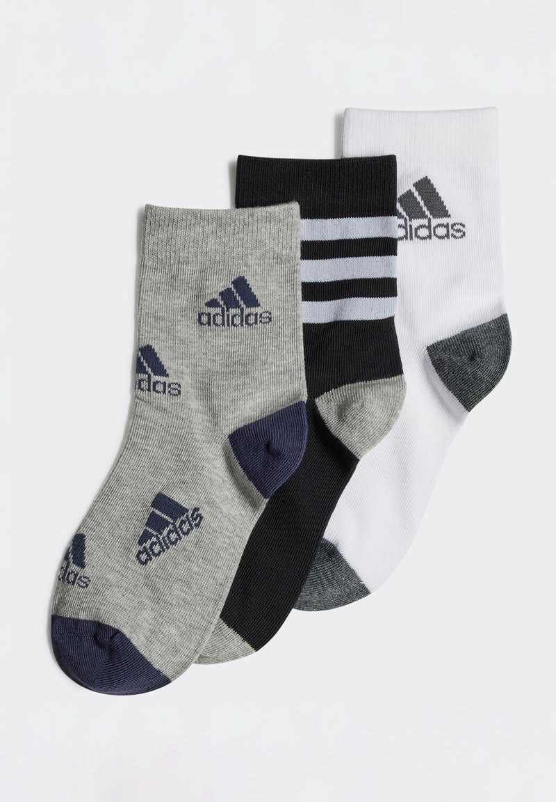 Lote de meias altas 'Adidas' - 3 pares CINZA - Kiabi