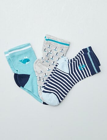 Lote de meias estampadas