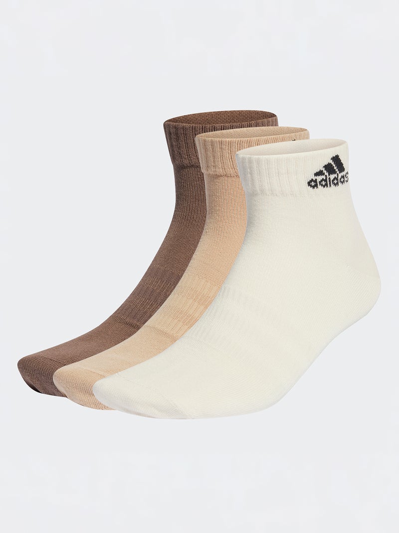 Lote de meias rasas 'Adidas' - 3 pares BRANCO - Kiabi