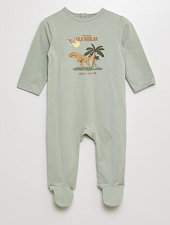 Lote de pijamas babygrow em jersey - 2 peças
