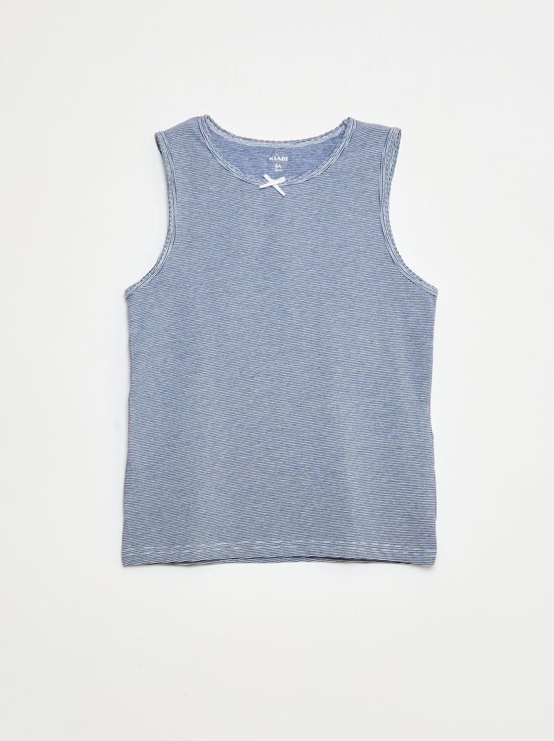Lote de tops com alças largas Azul - Kiabi