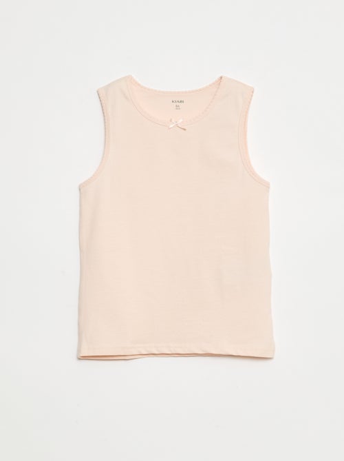 Lote de tops com alças largas - Kiabi