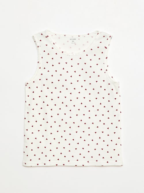 Lote de tops com alças largas - Kiabi