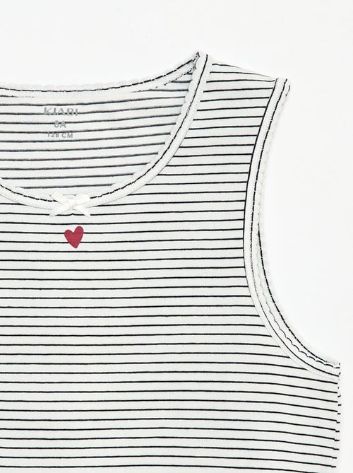 Lote de tops com alças largas - Kiabi