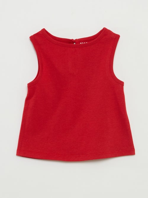 Lote de tops com alças largas - Kiabi