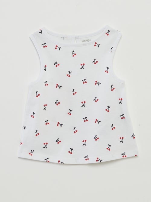 Lote de tops com alças largas - Kiabi