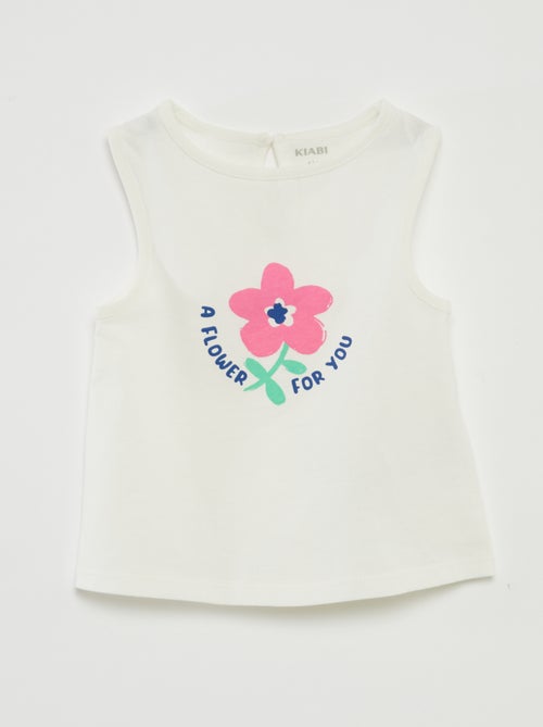 Lote de tops com alças largas - Kiabi