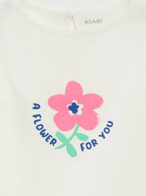 Lote de tops com alças largas - Kiabi