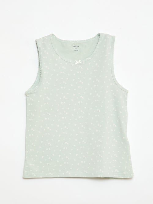 Lote de tops com alças largas - Kiabi