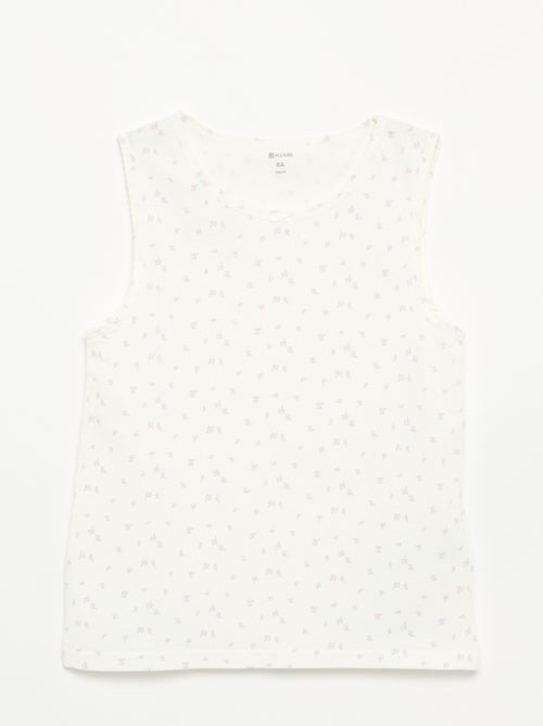 Lote de tops com alças largas - Kiabi