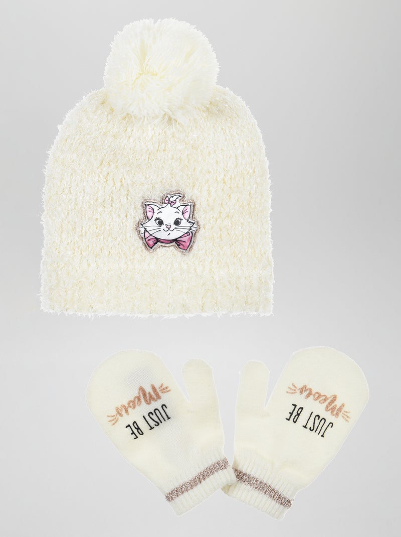 Lote gorro + luvas 'Disney' BRANCO - Kiabi